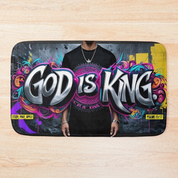 Item preview, God is King  Graphic art designed and sold by Vintage Designs +.