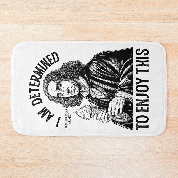 Item preview, Funny Philosophy Spinoza Determinism Ice Cream Philosopher designed and sold by GrandeDuc.