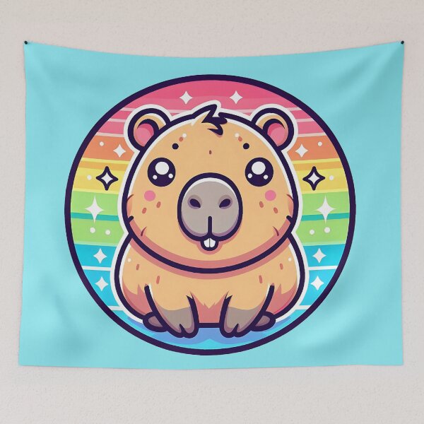 Item preview, Capybara Art #48 | Capybara Lovers designed and sold by ksgraphics222.