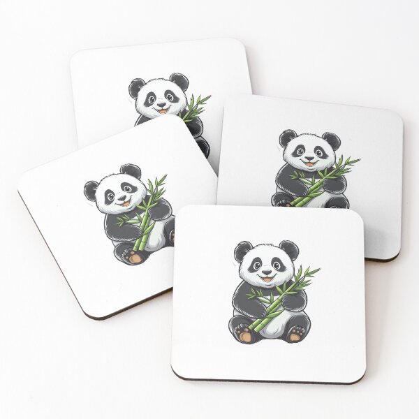Item preview, Chubby Panda Holding Bamboo designed and sold by Enea Kelo.
