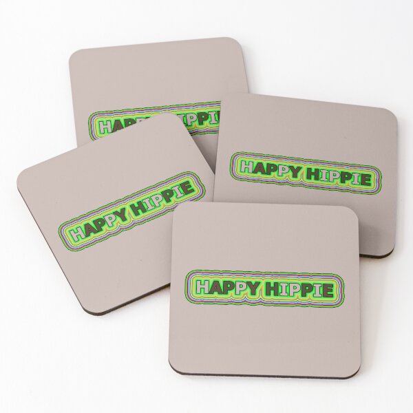 Item preview, Happy Hippie Words Hippie Vibes Retro Lines 3 of 4 designed and sold by Beachy.