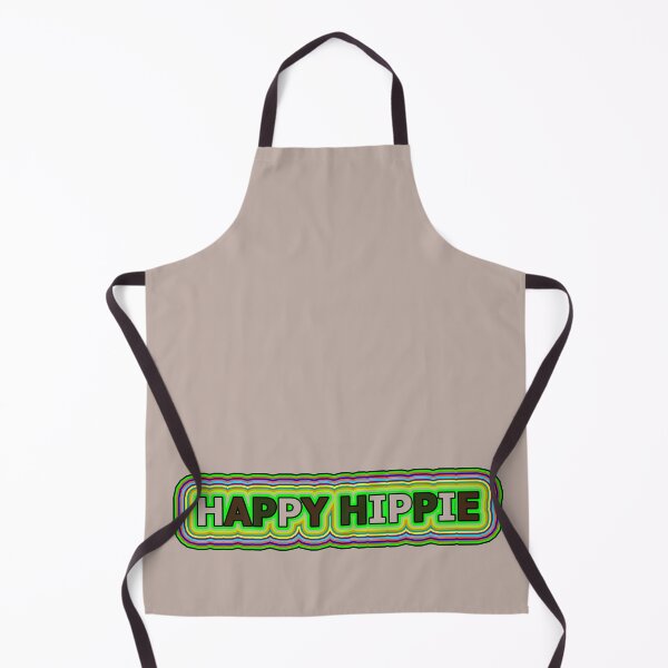 Item preview, Happy Hippie Words Hippie Vibes Retro Lines 3 of 4 designed and sold by Beachy.