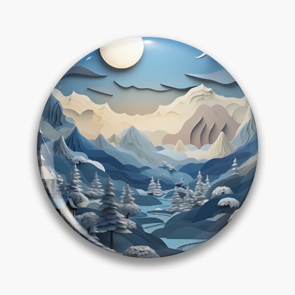 Item preview, Paper Craft - Winter Town designed and sold by KootenayDesigns.
