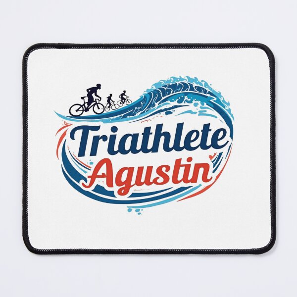Item preview, Dynamic Triathlete Agustin - Swim, Bike, Run designed and sold by Triathlongram.