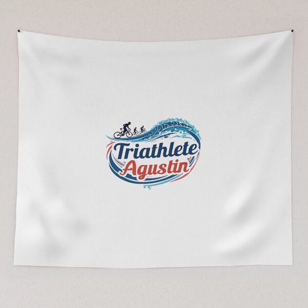Item preview, Dynamic Triathlete Agustin - Swim, Bike, Run designed and sold by Triathlongram.