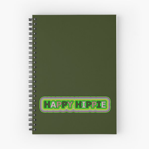 Item preview, Happy Hippie Words Hippie Vibes Retro Lines 4 of 4 designed and sold by Beachy.