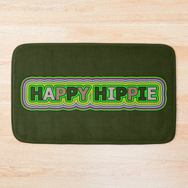 Item preview, Happy Hippie Words Hippie Vibes Retro Lines 4 of 4 designed and sold by Beachy.