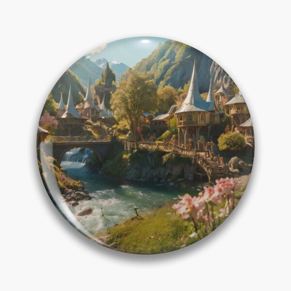Item preview, River Serenade: The Elf Town in the Valley designed and sold by BlareBlare.