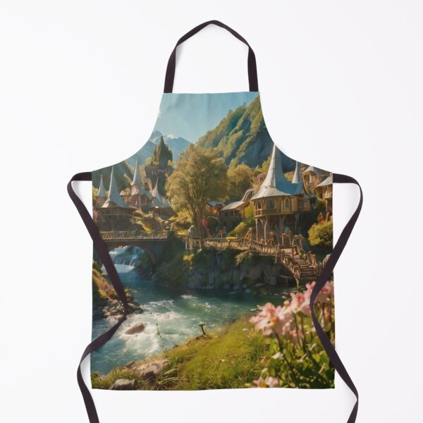 Item preview, River Serenade: The Elf Town in the Valley designed and sold by BlareBlare.