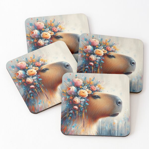 Item preview, Capybara Art #50 | Capybara Lovers designed and sold by ksgraphics222.