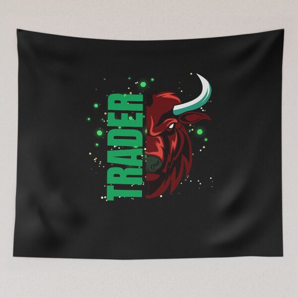 Item preview, Investor gift, Stock Market art, Present for stock market, options, crypto, forex and day traders, Day trading accessories, Wall street BULL designed and sold by TradingTeesKids.