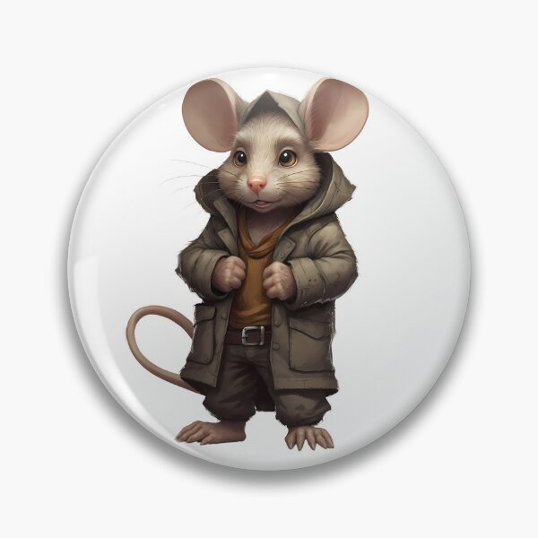 Item preview, Brave Mouse Adventurer in Rugged Outfit designed and sold by argenta75.