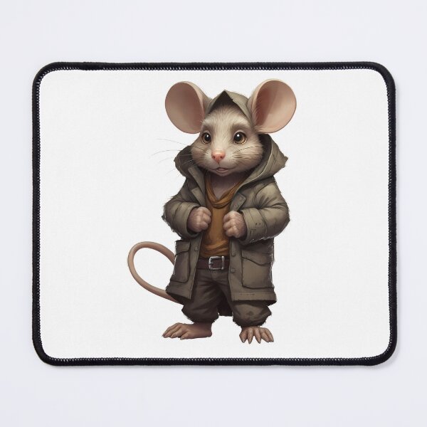 Item preview, Brave Mouse Adventurer in Rugged Outfit designed and sold by argenta75.