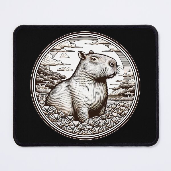 Item preview, Capybara Art #51 | Capybara Lovers designed and sold by ksgraphics222.
