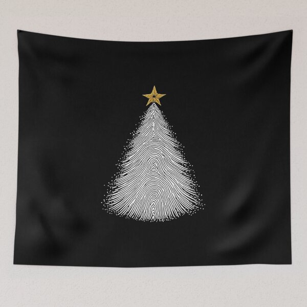 Item preview, Christmas tree fingerprint designed and sold by jkrphoto.