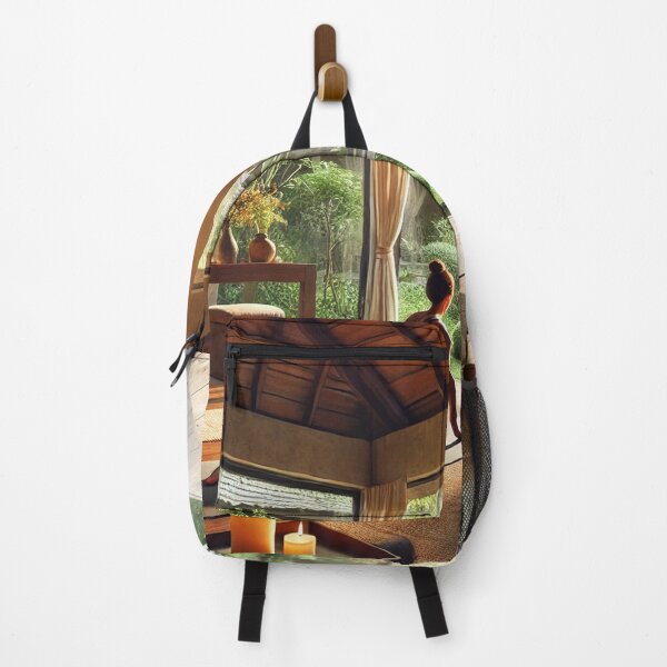 Item preview, Indoor Yoga with Garden View designed and sold by graphicbidu.