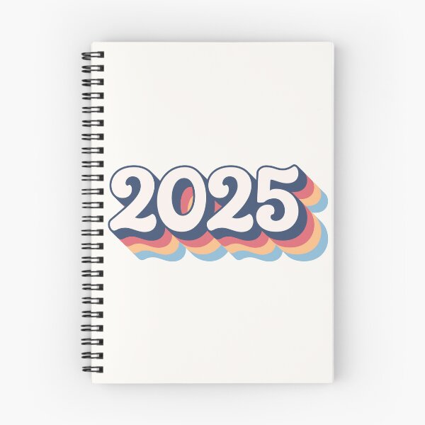 Item preview, 2025 Happy New Year Retro Rainbow Vintage designed and sold by HappyDStickers.