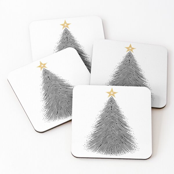 Item preview, Christmas tree fingerprint designed and sold by jkrphoto.