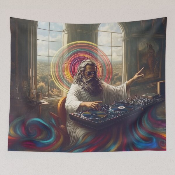 Item preview, God is a DJ Series designed and sold by VISIONARTIST.
