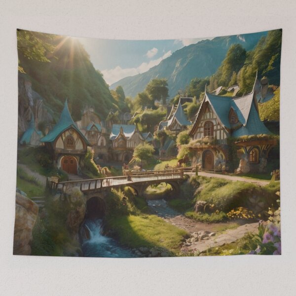 Item preview, Whispering River by the Elf Town designed and sold by BlareBlare.