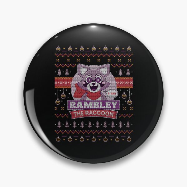 Item preview, Rambley Raccoon Ugly Sweater designed and sold by Lagelantee.