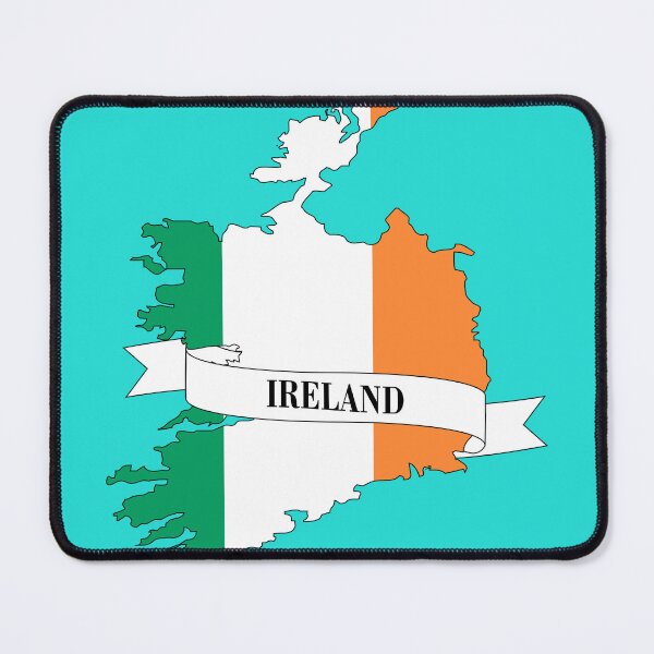 Item preview, ireland flag map designed and sold by visual adventures.