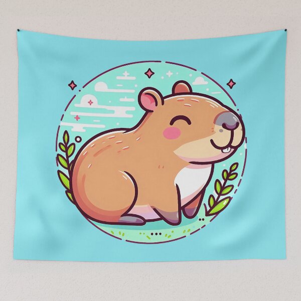 Item preview, Capybara Art #52 | Capybara Lovers designed and sold by ksgraphics222.