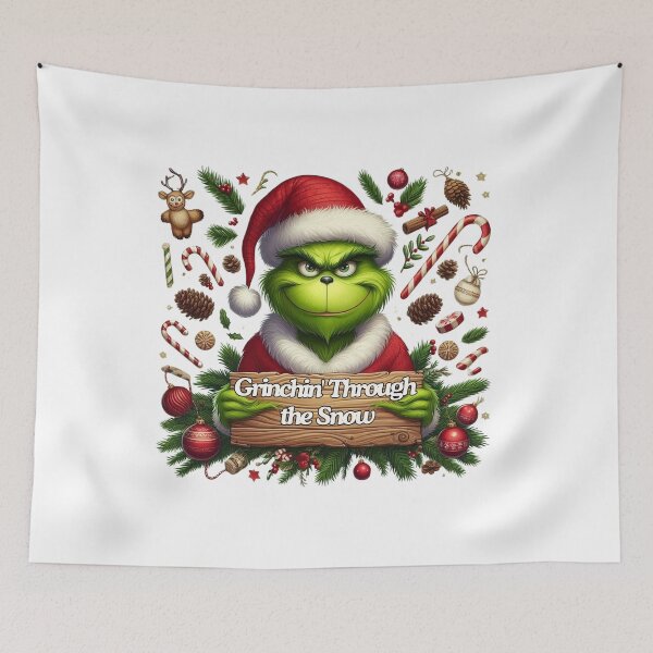 Item preview, Say No to Ho Ho - Iconic Grinch-Inspired Collection designed and sold by MiszungART.