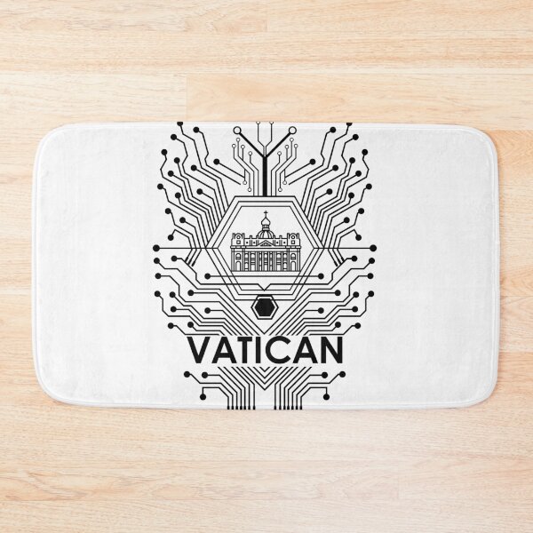 Item preview, Futuristic, minimalist circuit diagram VATICAN designed and sold by I-RDesign.
