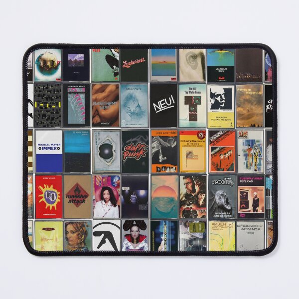 Item preview, Greatest Electronic Music - Vintage Dance Music Album Cover Art designed and sold by Mr Mustard Prints.