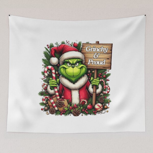 Item preview, Say No to Ho Ho - Iconic Grinch-Inspired Collection designed and sold by MiszungART.