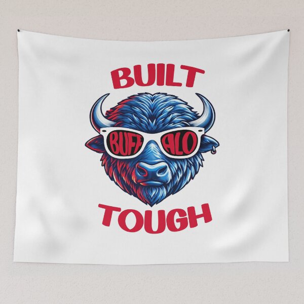 Item preview, BUFFALO BILLS BUILT BUFFALO TOUGH designed and sold by laurensshirts.
