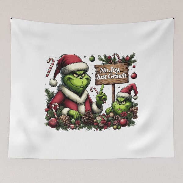 Item preview, Say No to Ho Ho - Iconic Grinch-Inspired Collection designed and sold by MiszungART.