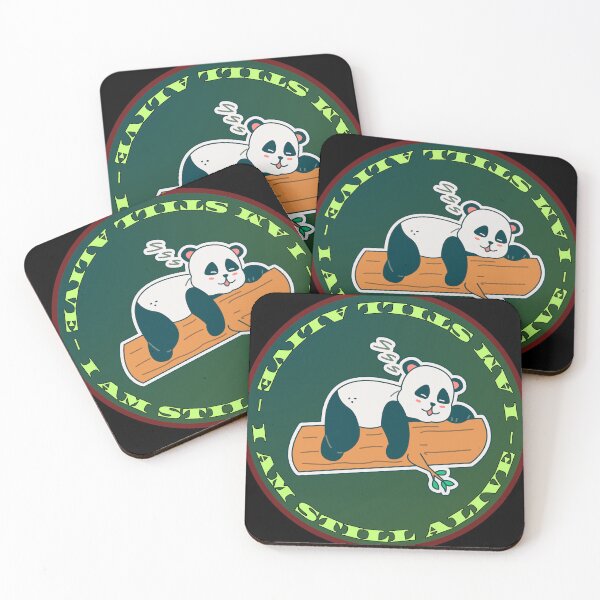 Item preview, I am still alive - exhausted panda sleeping designed and sold by Stefrait-7.