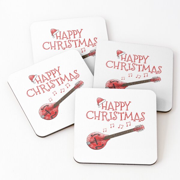 Item preview, Octave Mandolin Christmas Mandolinist Musician designed and sold by doodlerob.