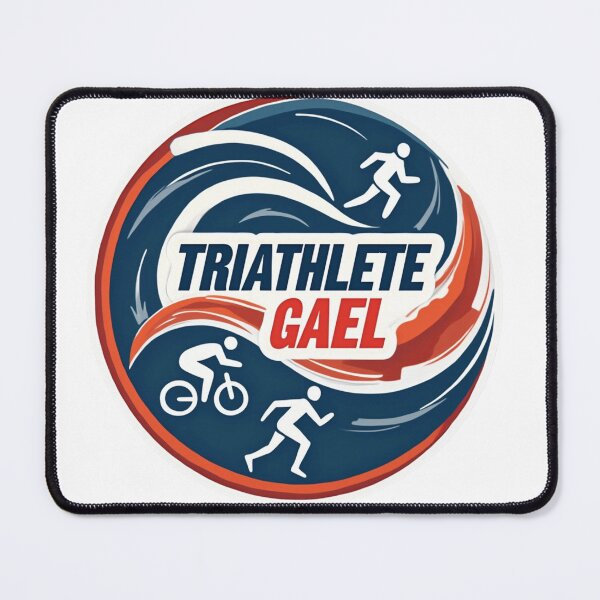 Item preview, Dynamic Triathlete Gael - Swim, Bike, Run designed and sold by Triathlongram.