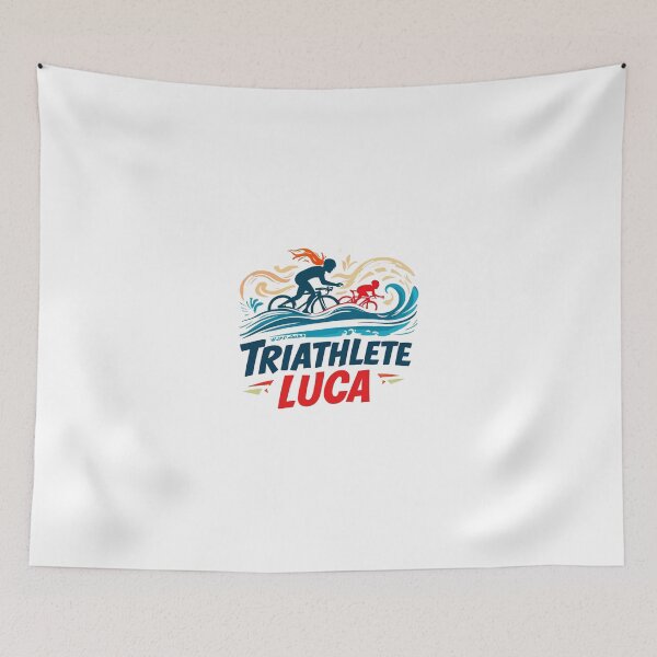 Item preview, Dynamic Triathlete Luca - Swim, Bike, Run designed and sold by Triathlongram.