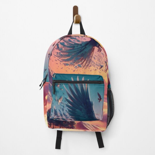 Item preview, Majestic Eagle Soaring Above Misty Mountains at Sunset designed and sold by choder61.
