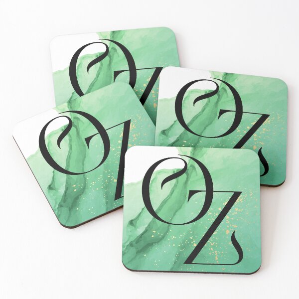 Item preview, Wicked Oz Green Marble Print with Gold Flecks designed and sold by ModernintheMix.
