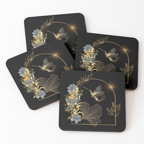 Item preview, I Love Hummers: Golden Hummingbird in Flight designed and sold by Ver-Payah.