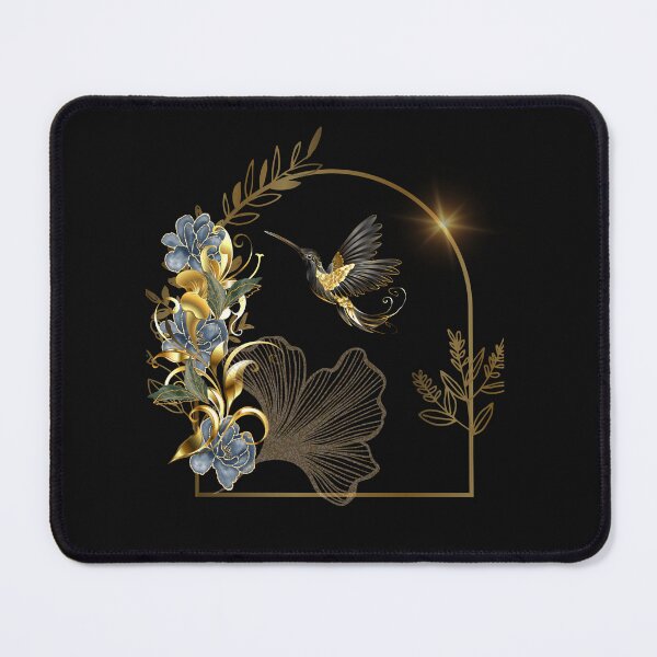 Item preview, I Love Hummers: Golden Hummingbird in Flight designed and sold by Ver-Payah.
