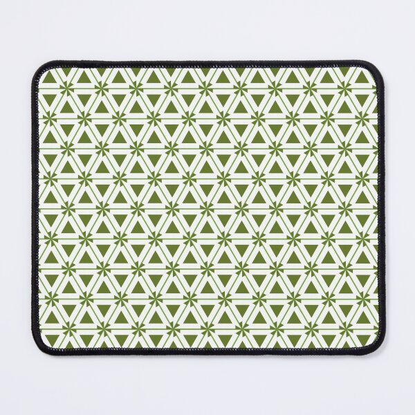 Item preview, Geometric Green Triangle Pattern designed and sold by Genie-0750.