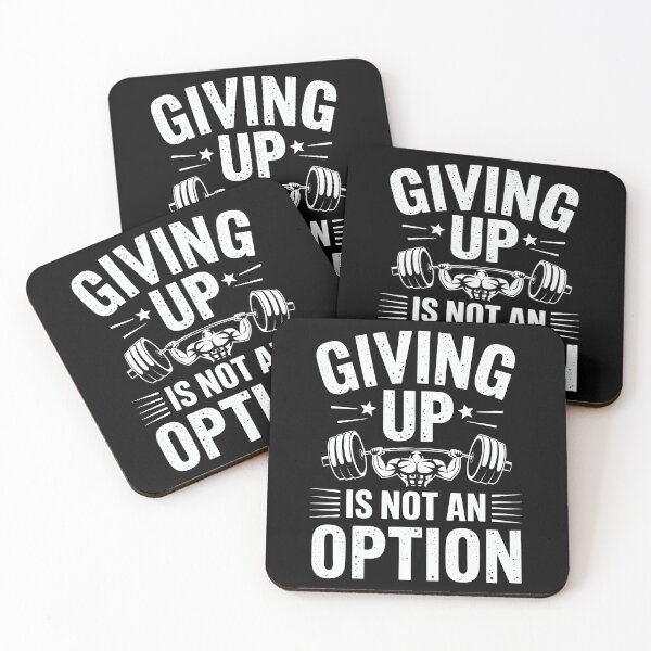 Item preview, Giving Up Is Not An Option ,Motivation Fitness designed and sold by luannsemmsobre.