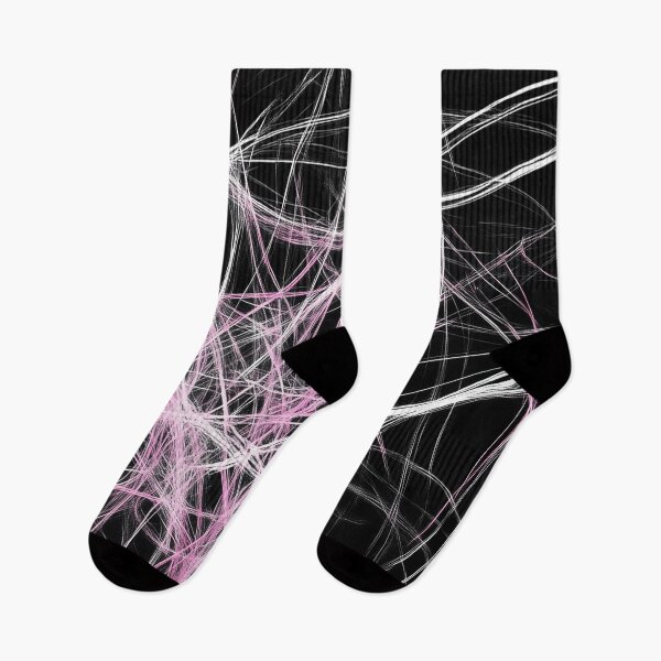 Item preview, White&Pink Abstract Lines designed and sold by SketchArc.