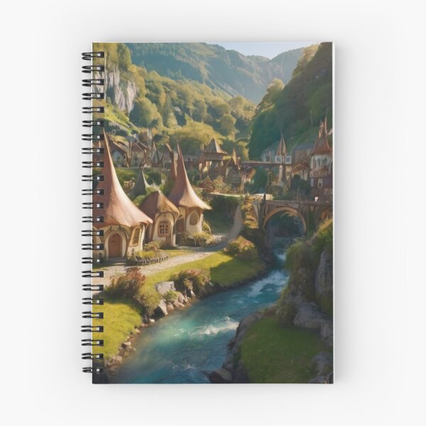 Item preview, Flowing Serenity: The River of the Elf Village designed and sold by BlareBlare.
