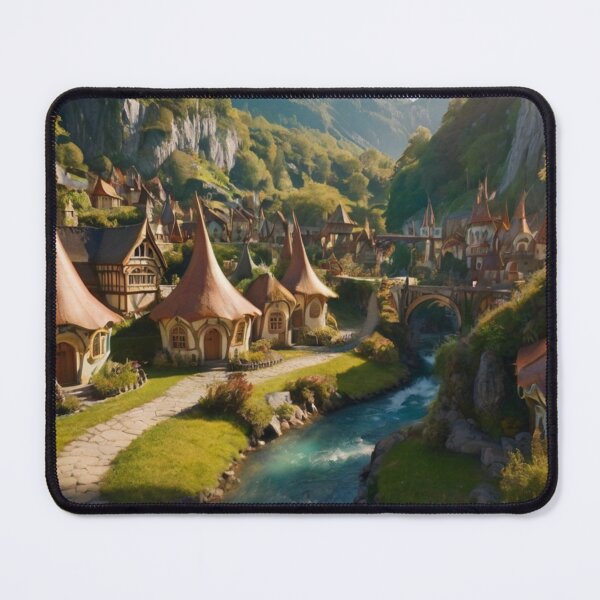 Item preview, Flowing Serenity: The River of the Elf Village designed and sold by BlareBlare.