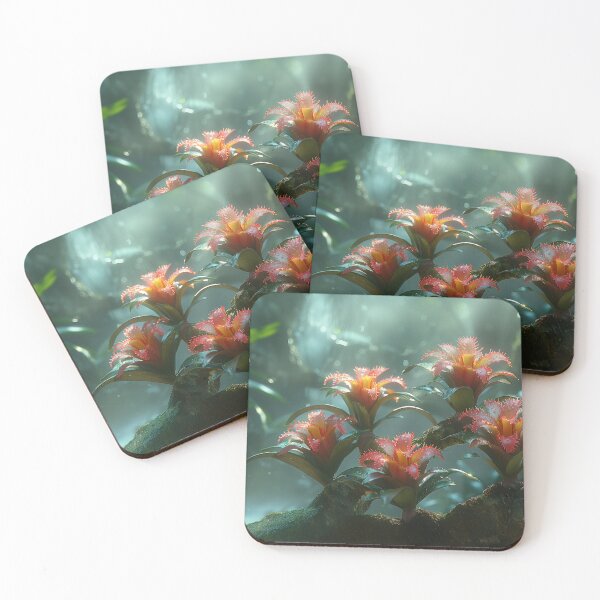 Item preview, Rainforest - Blooming Bromeliads designed and sold by KootenayDesigns.