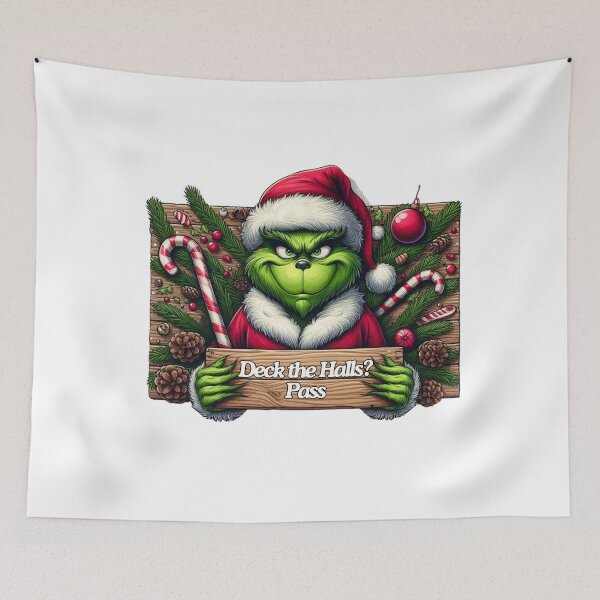 Item preview, Say No to Ho Ho - Iconic Grinch-Inspired Collection designed and sold by MiszungART.