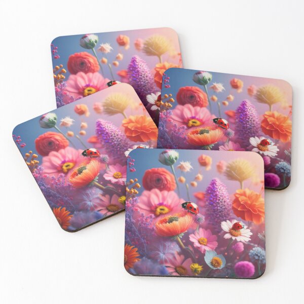Item preview, Flower meadow with ladybugs designed and sold by PictureFactory.