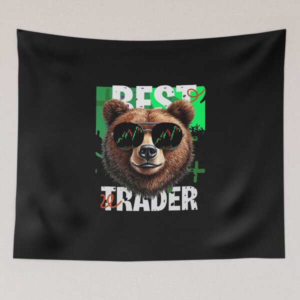 Item preview, Wall street art, Mentor gift for men, Unique holiday gift for men,  Present for stock market, options, crypto, forex and day traders, Daytrading accessories, Bear wall street designed and sold by TradingTeesKids.
